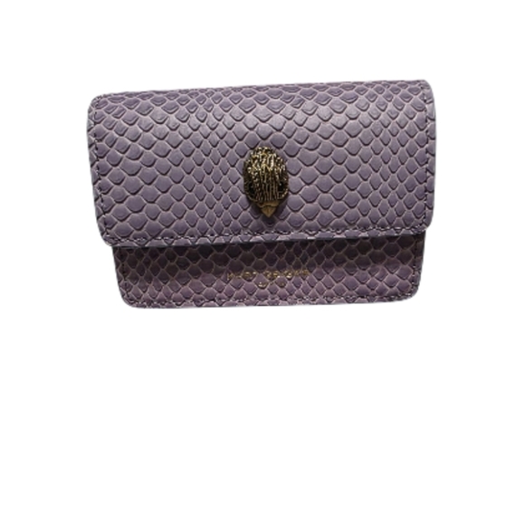 Kurt Geiger Small Shoreditch Crossbody Lilac Snake Emboss Leather Bag NWT - Picture 7 of 10